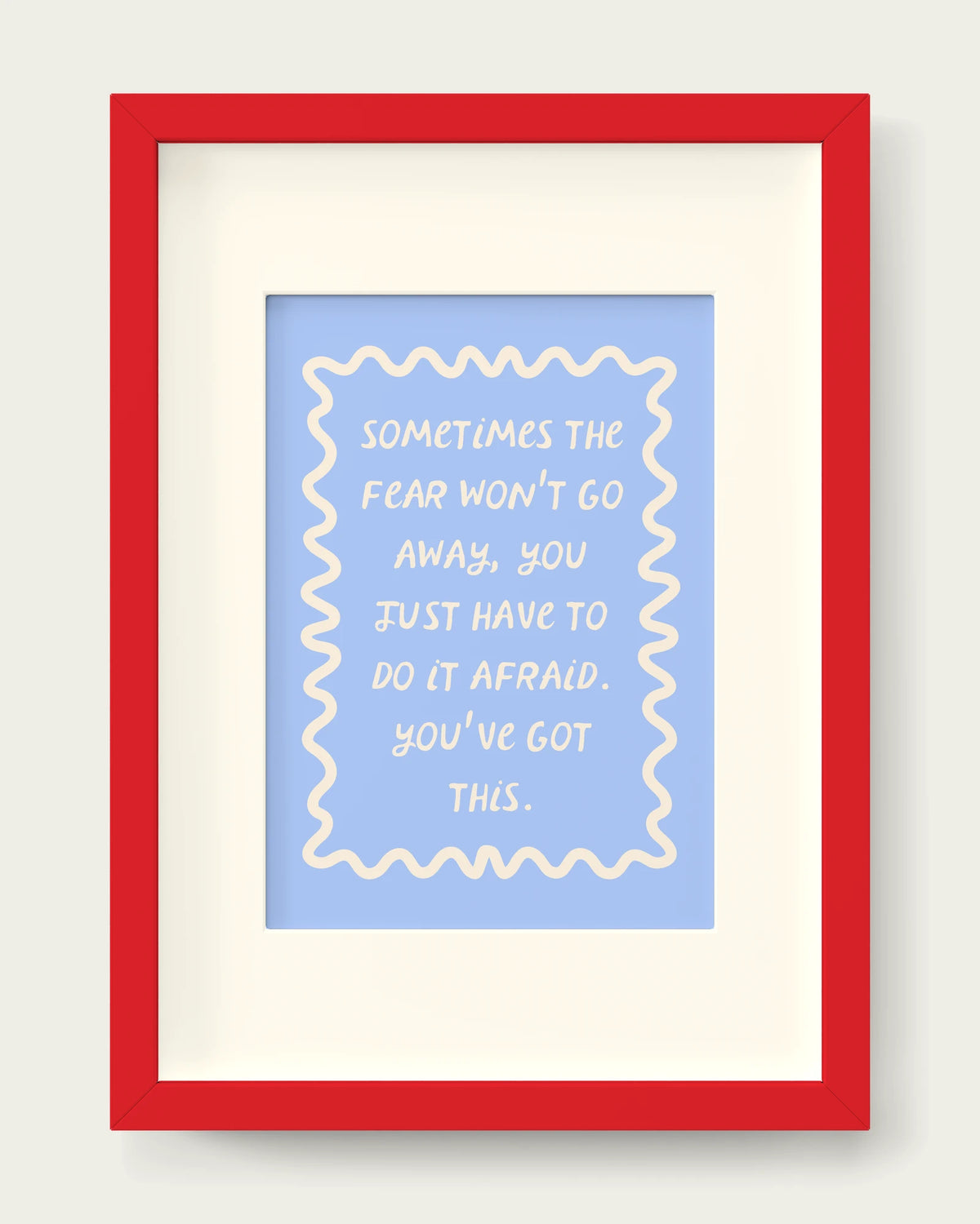 Cornflower/Red+mount