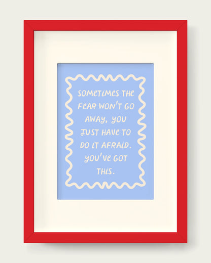 Cornflower/Red+mount