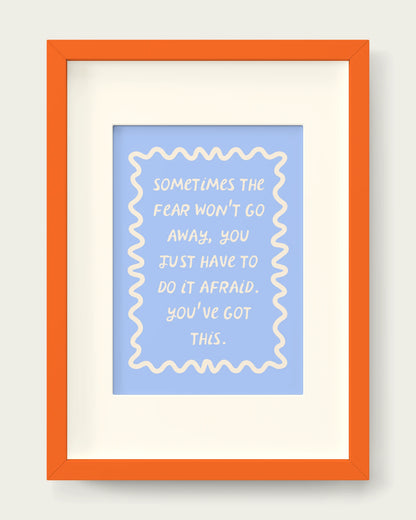 Cornflower/Orange+mount