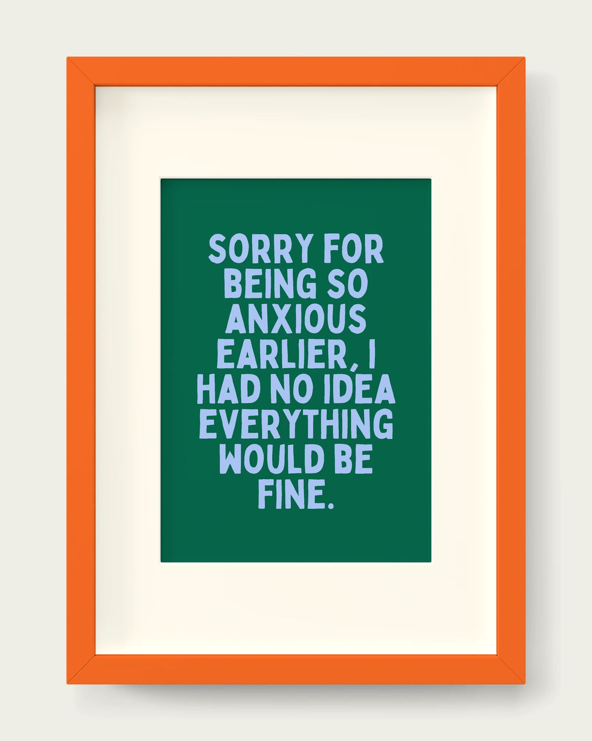 Cornflower-&-Pine/Orange+mount