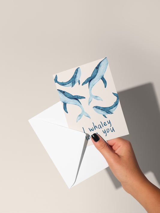 I Whaley Love You | Greeting Card