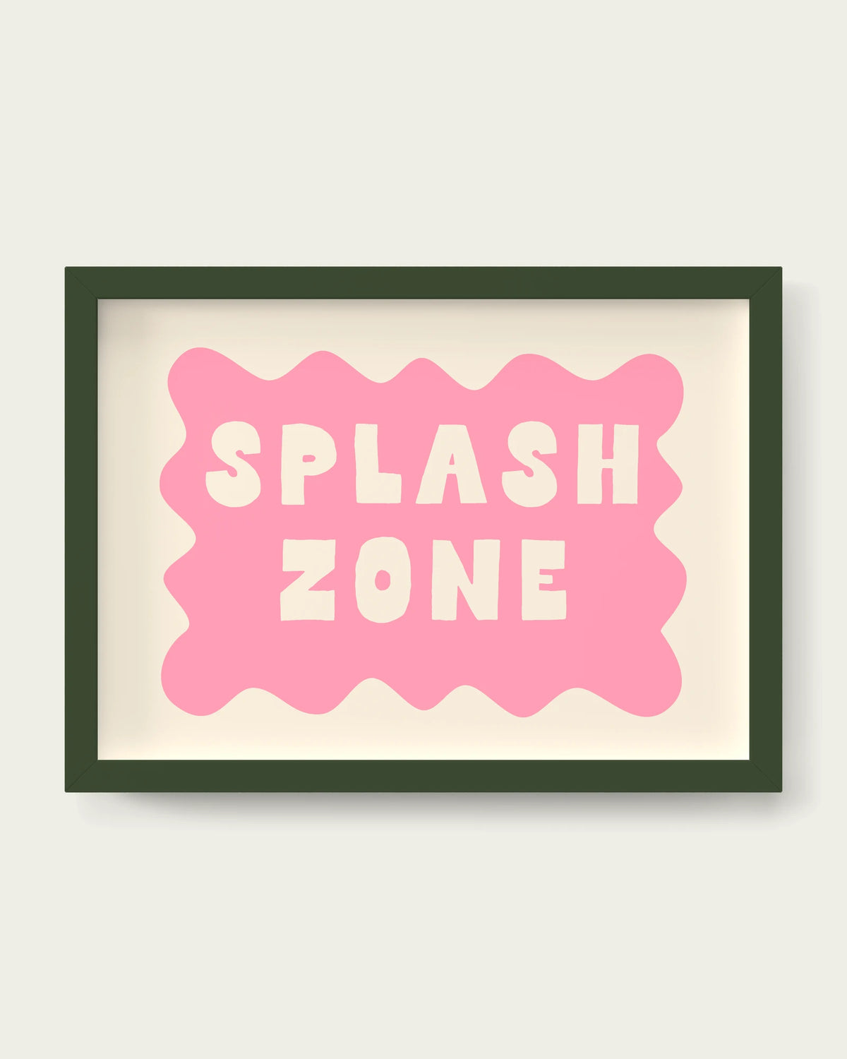 Blush-Pink/Dark Green