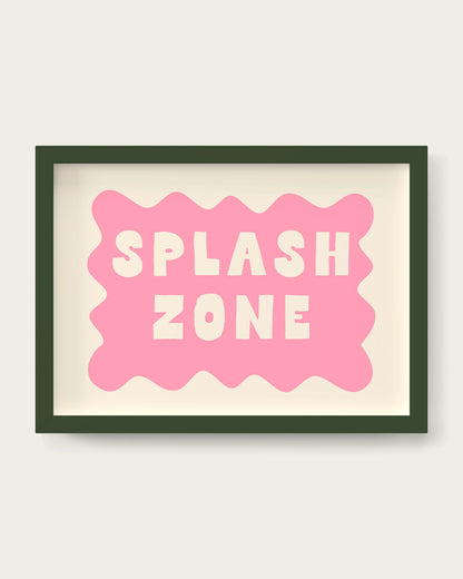 Blush-Pink/Dark Green