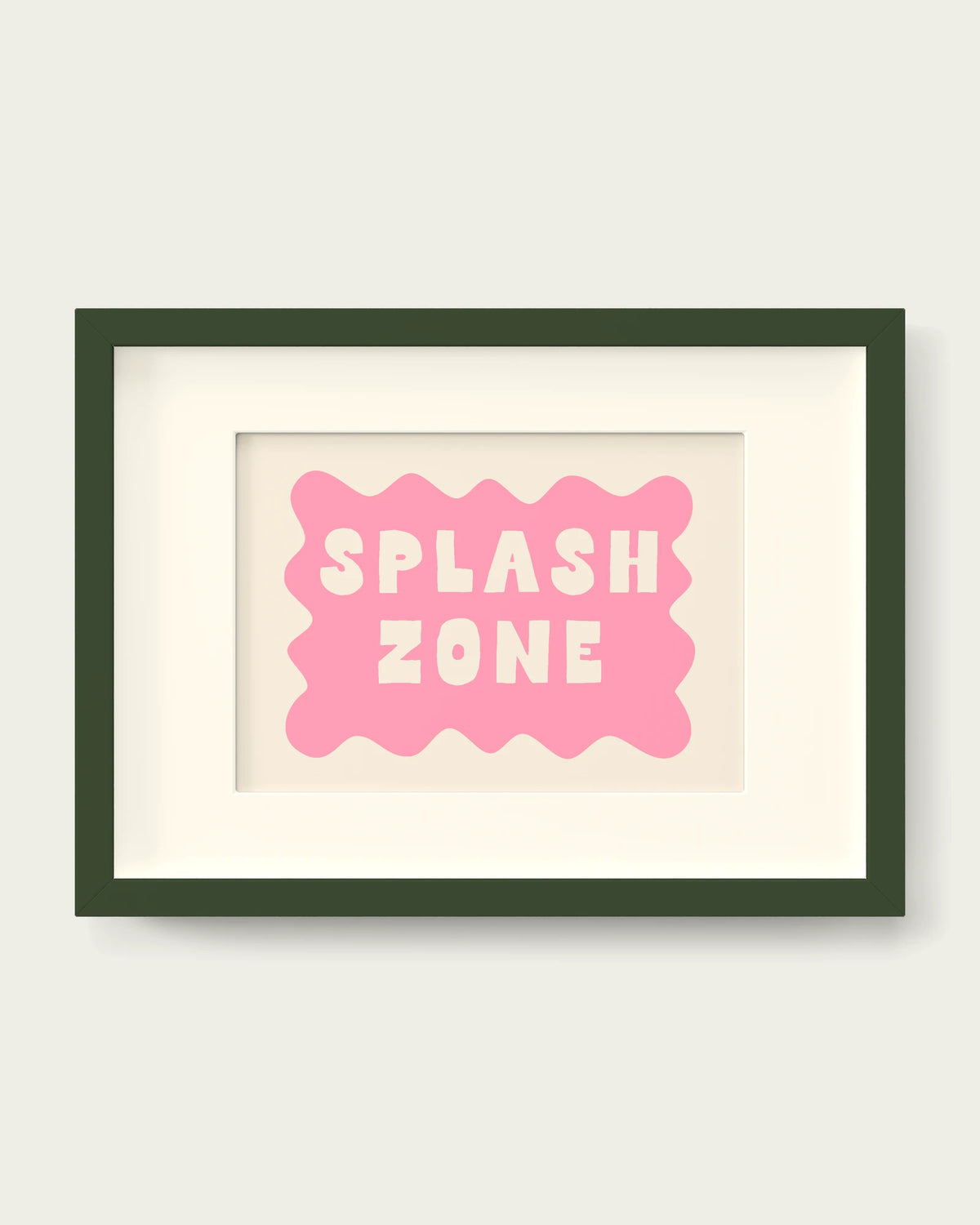 Blush-Pink/Dark Green+mount
