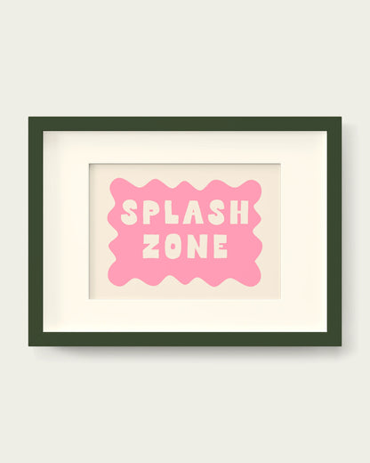Blush-Pink/Dark Green+mount