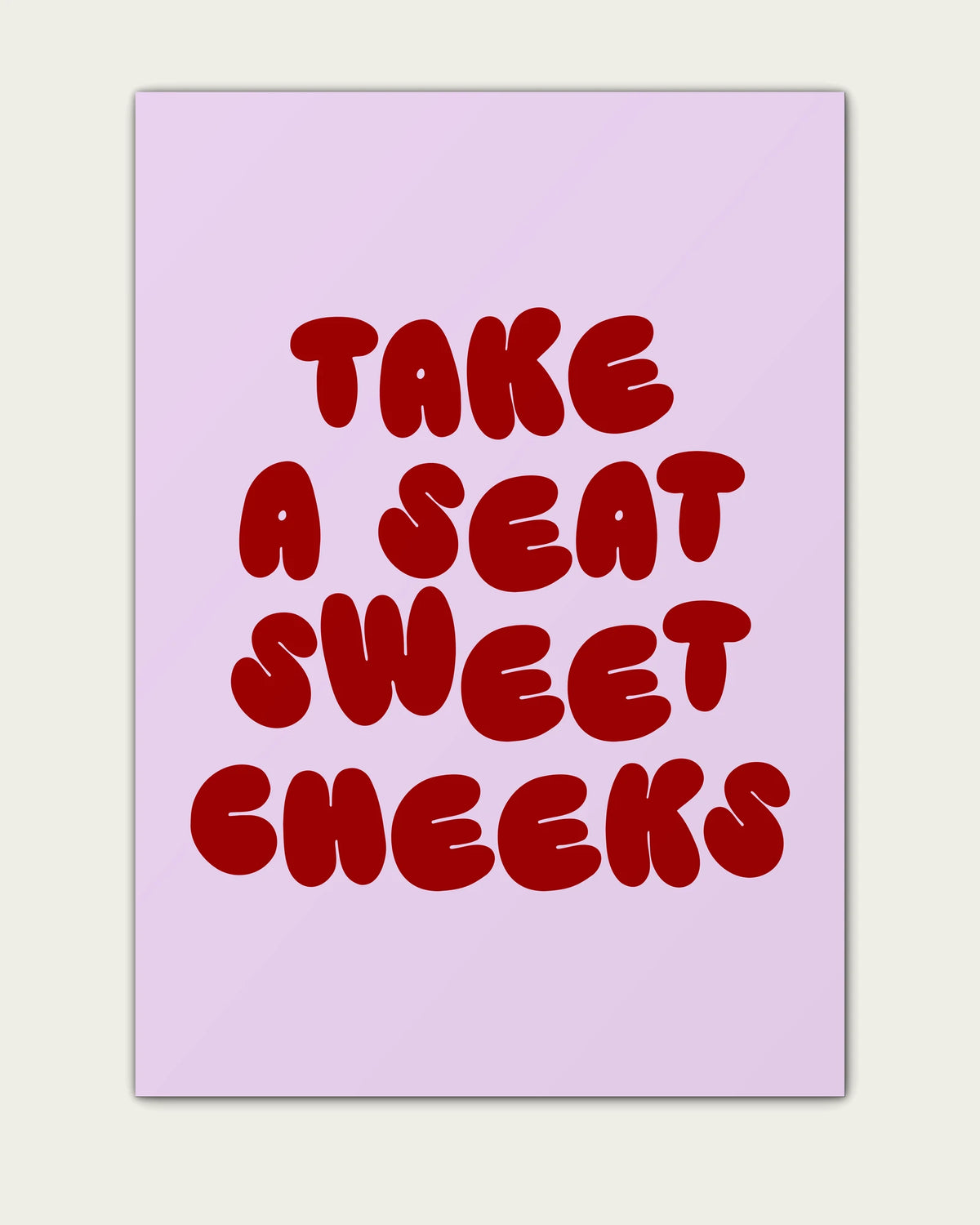Cherry-&-Lilac/Unframed