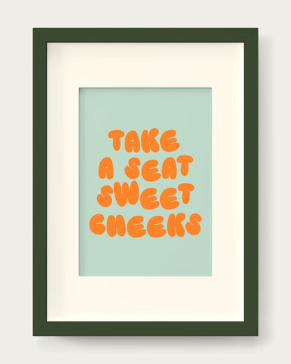 Orange-&-Peppermint/Dark Green+mount