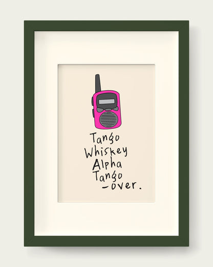 Hot-Pink/Dark Green+mount