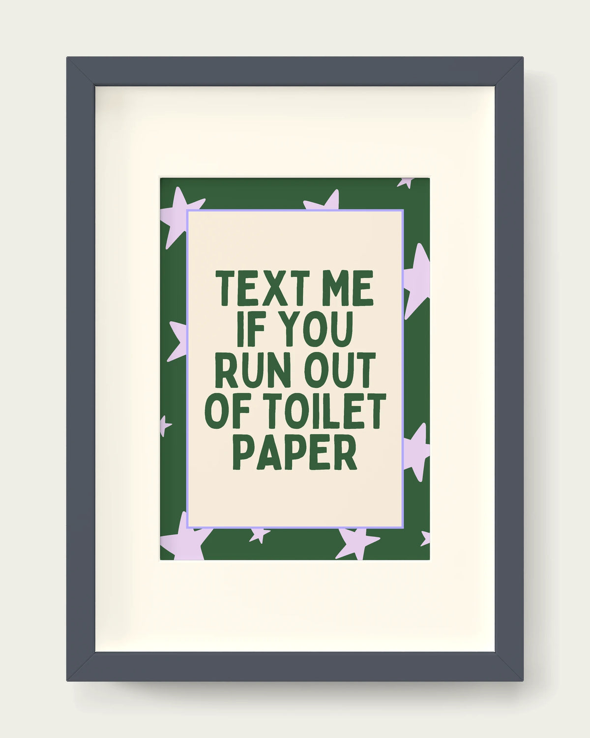 Lilac-&-Hunter-Green/Dark Grey+mount