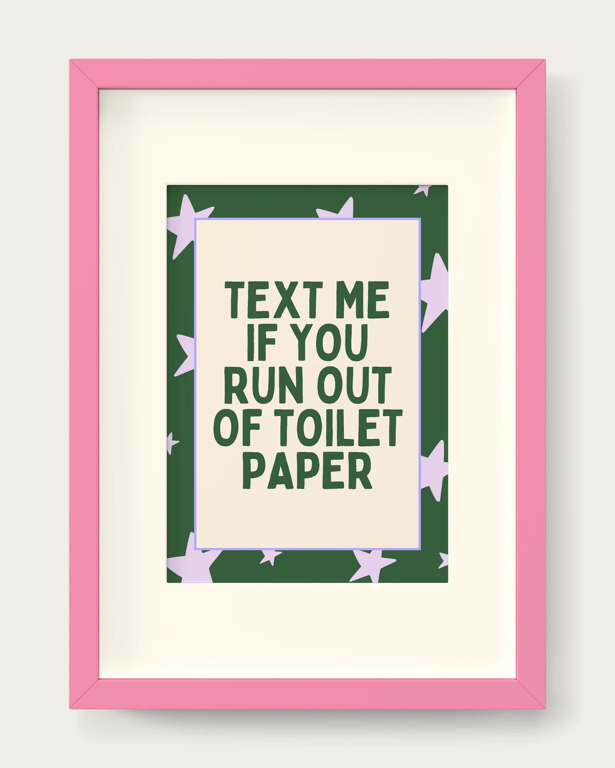 Lilac-&-Hunter-Green/Pink+mount