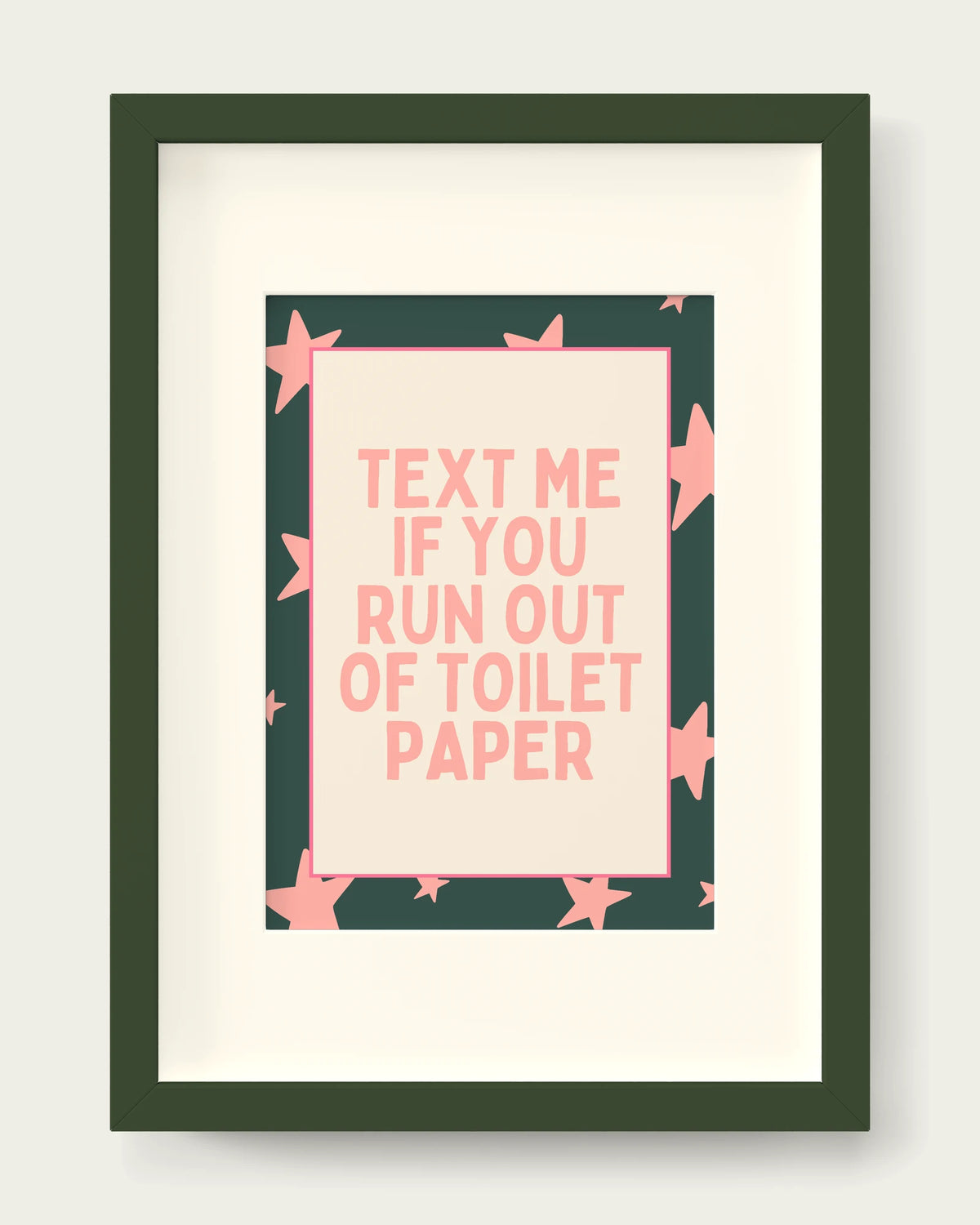 Peach-&-Forest-Green/Dark Green+mount