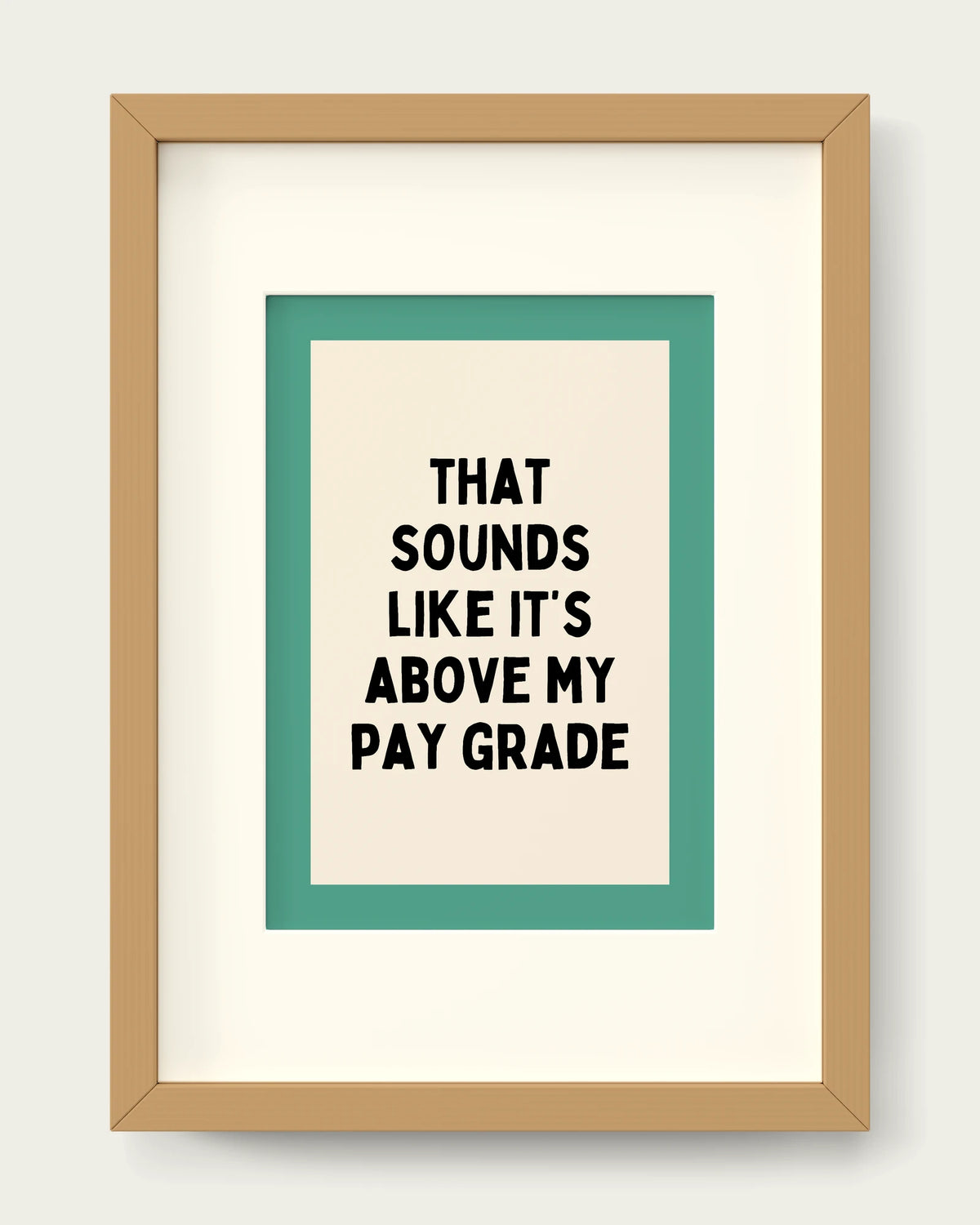 Vivid-Teal/Oak+mount
