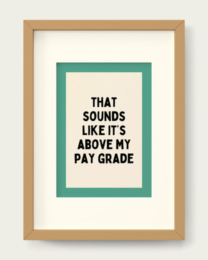 Vivid-Teal/Oak+mount