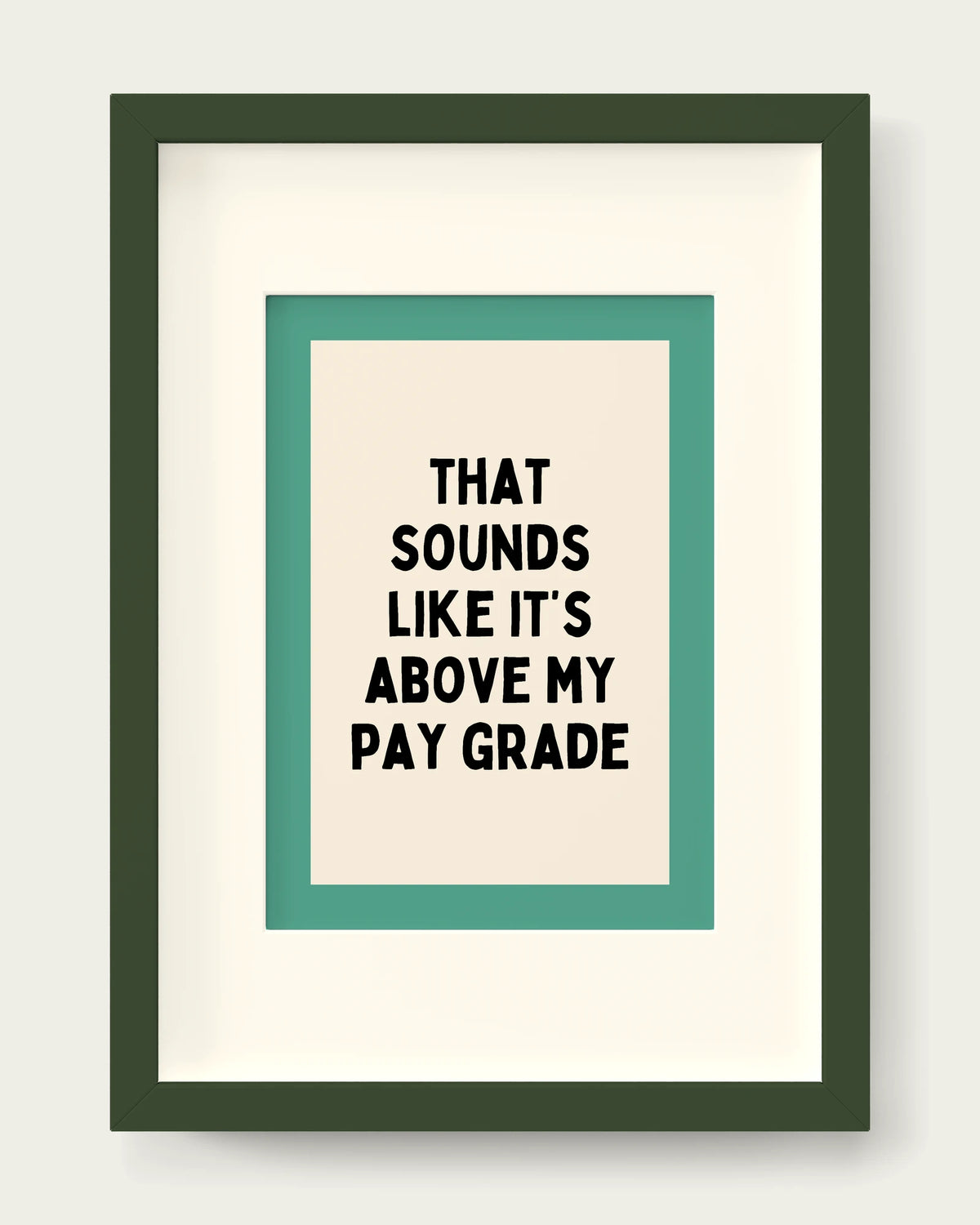 Vivid-Teal/Dark Green+mount
