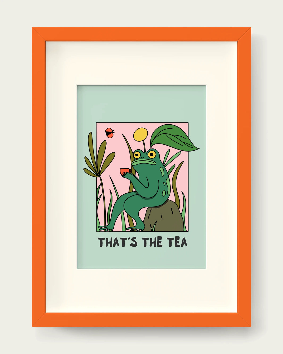 Seafoam/Orange+mount