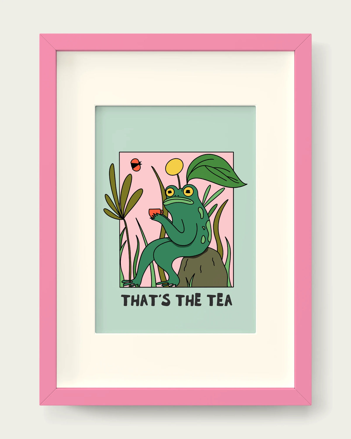Seafoam/Pink+mount