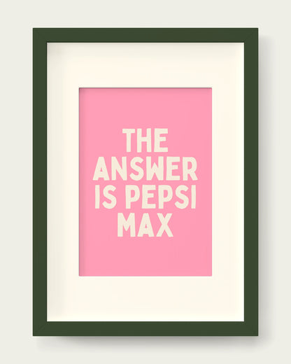 Blush-Pink/Dark Green+mount
