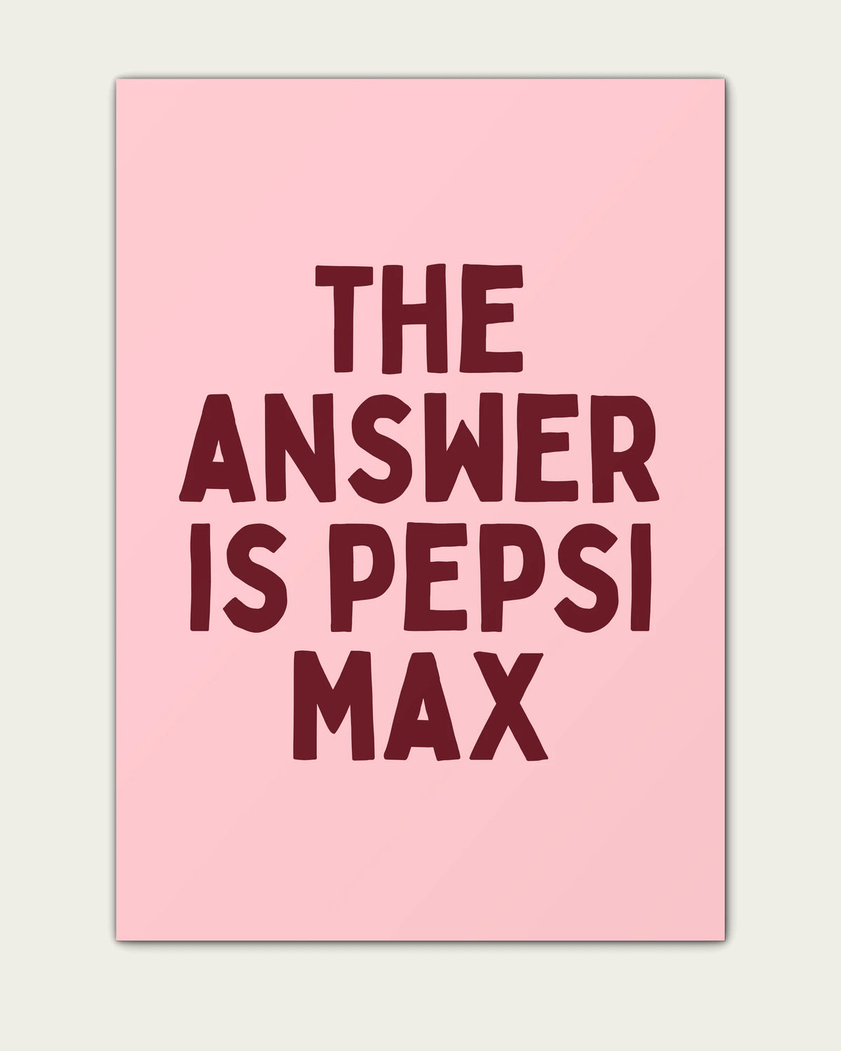 Plum-&-Milkshake/Unframed