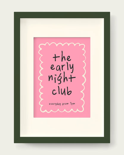 Blush-Pink/Dark Green+mount