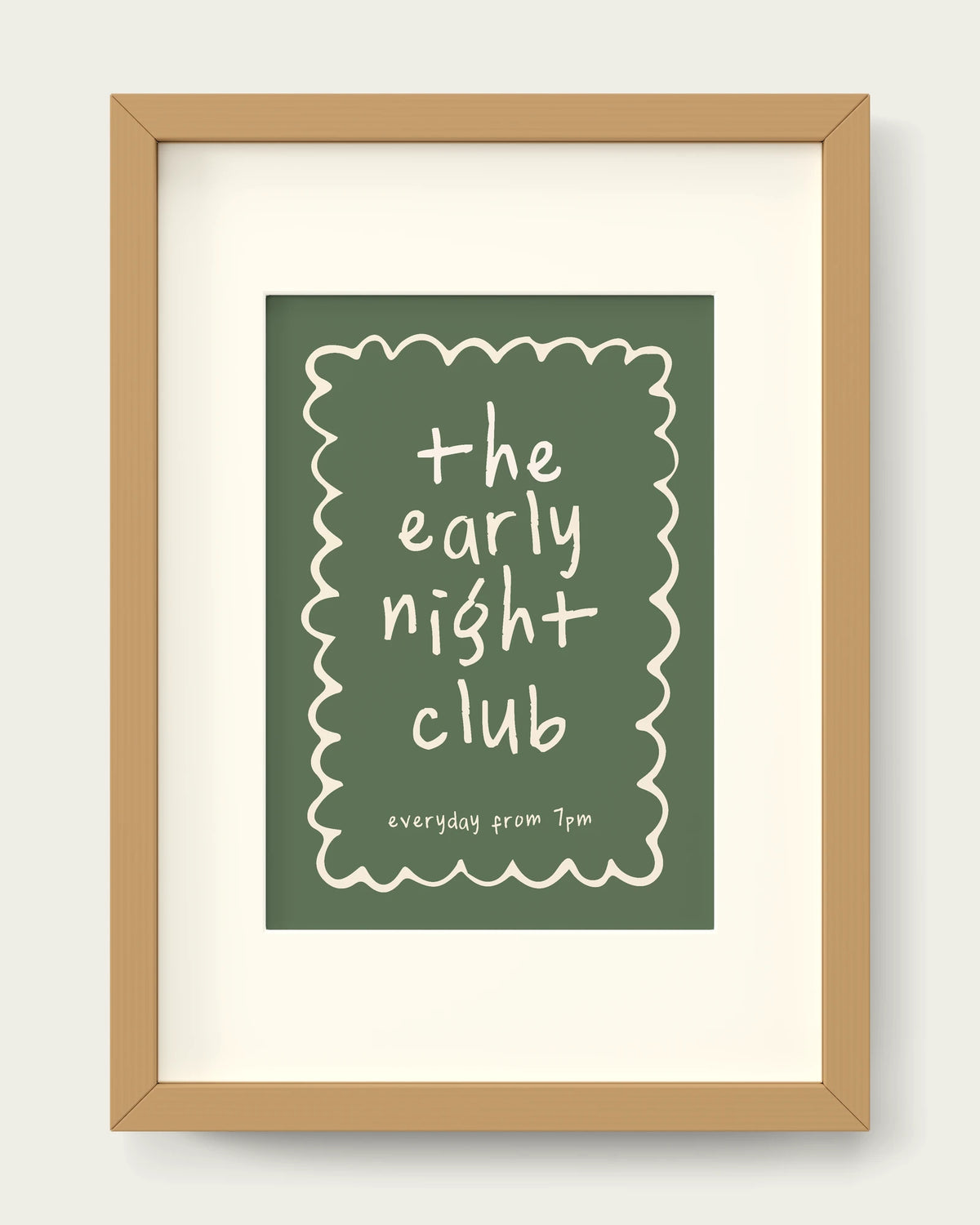 Olive-Green/Oak+mount