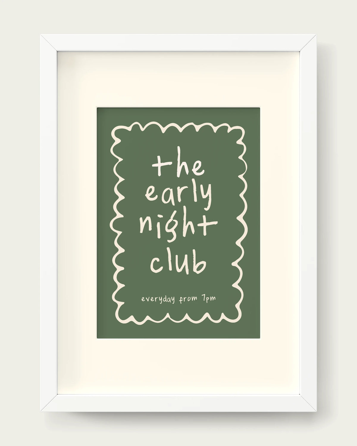 Olive-Green/White+mount