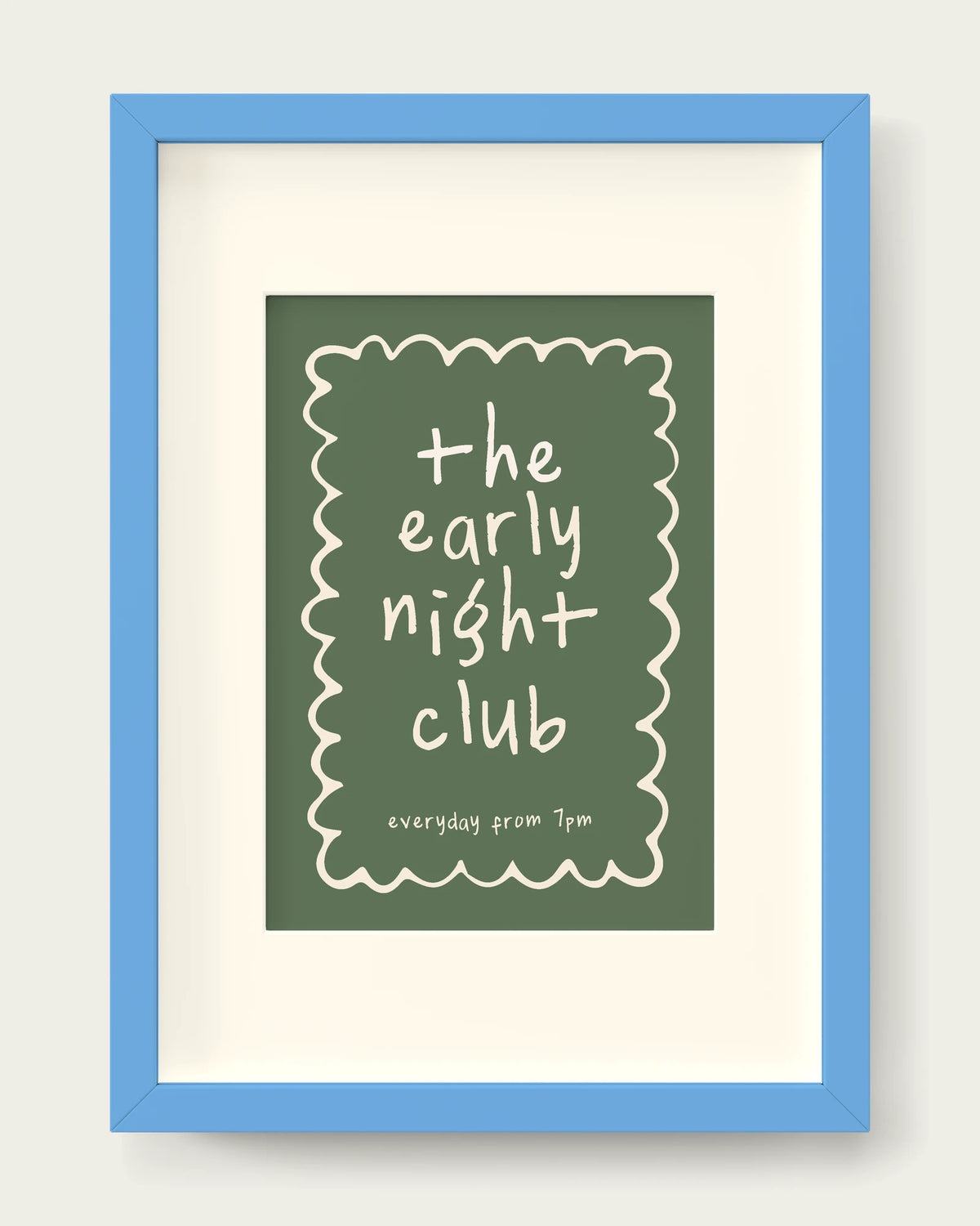 Olive-Green/Sky Blue+mount