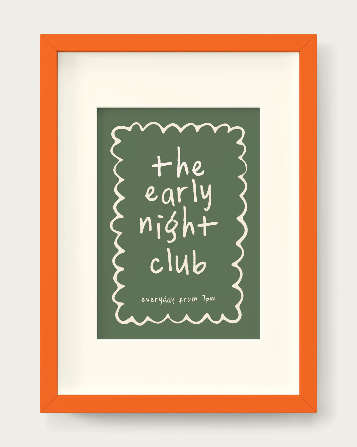 Olive-Green/Orange+mount