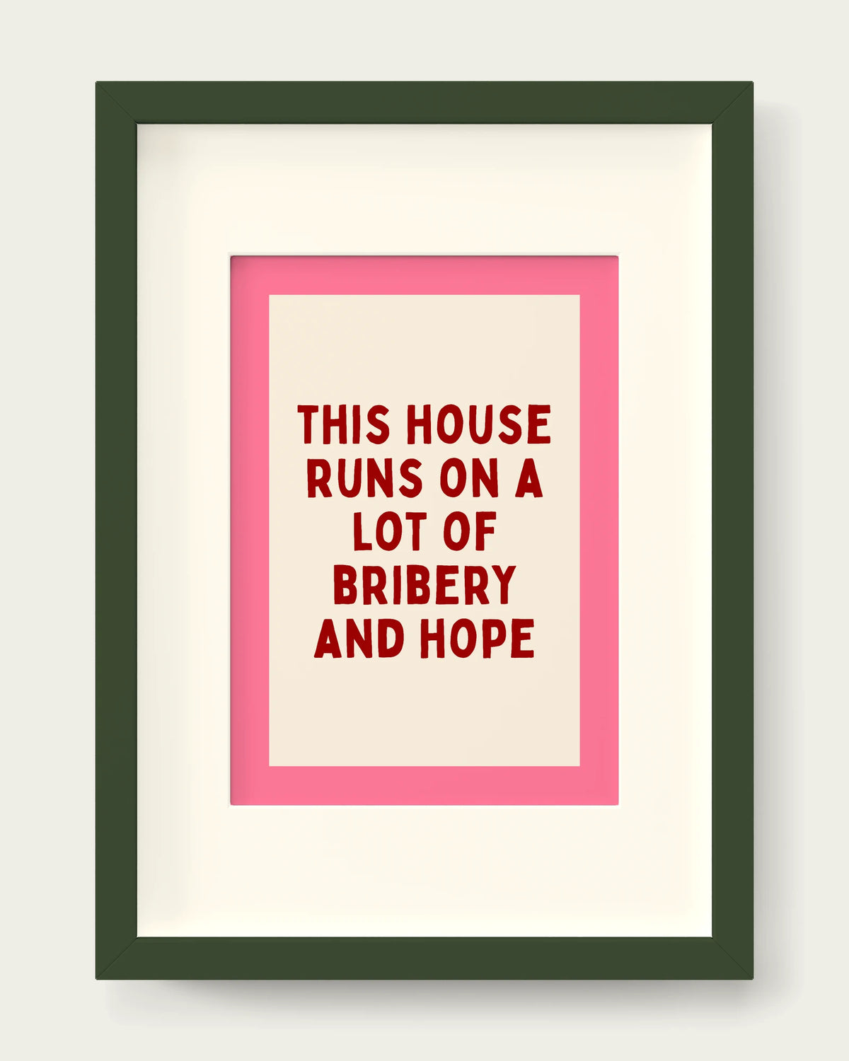 Cherry-&-Watermelon/Dark Green+mount