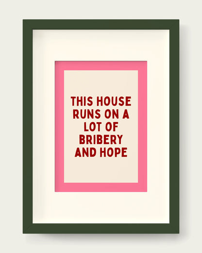 Cherry-&-Watermelon/Dark Green+mount