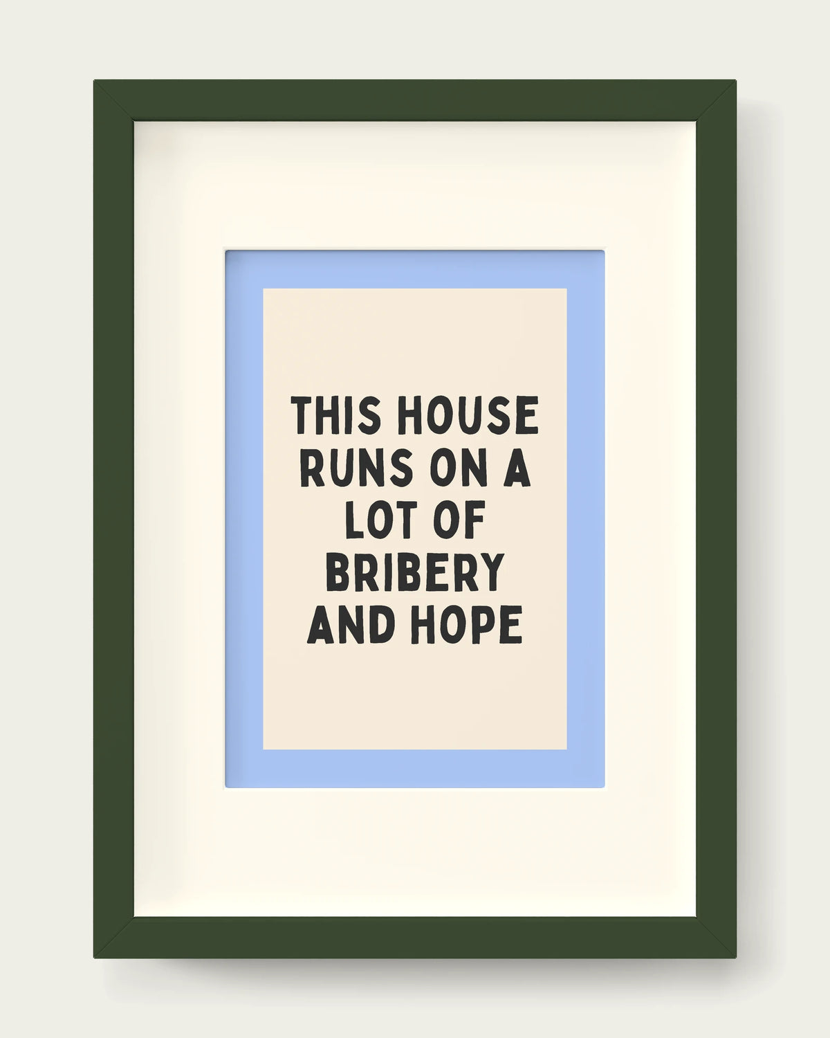 Cornflower/Dark Green+mount