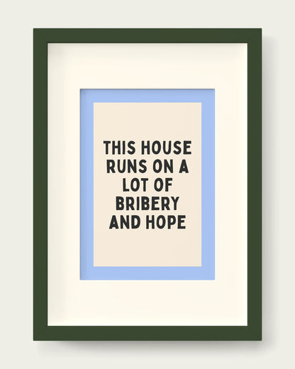 Cornflower/Dark Green+mount