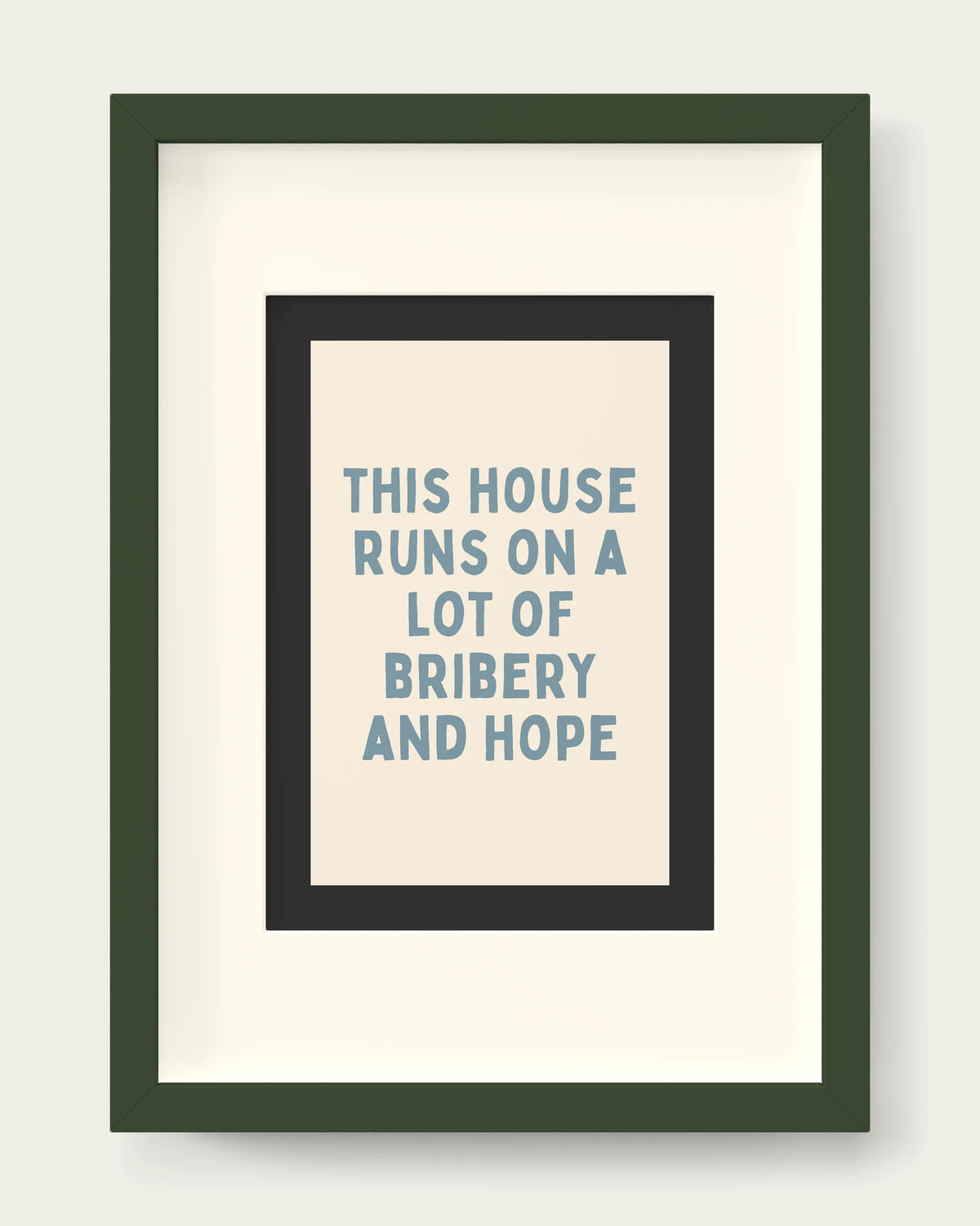Dusty-Blue-&-Charcoal/Dark Green+mount