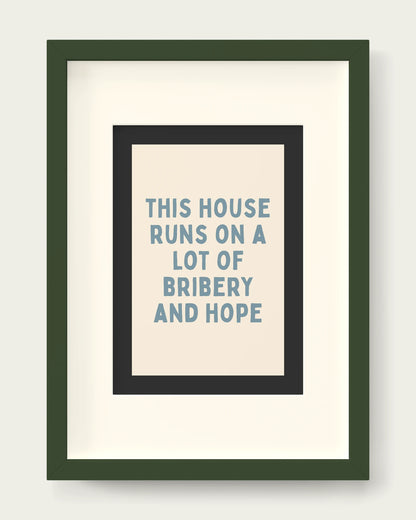 Dusty-Blue-&-Charcoal/Dark Green+mount