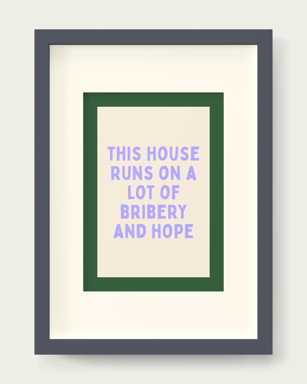 Periwinkle-&-Hunter-Green/Dark Grey+mount