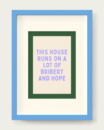 Periwinkle-&-Hunter-Green/Sky Blue+mount