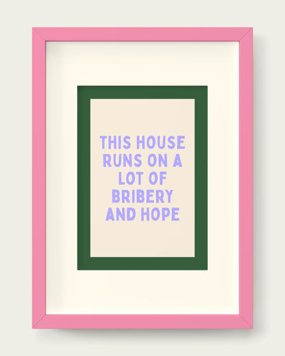 Periwinkle-&-Hunter-Green/Pink+mount