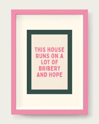 Watermelon-&-Forest-Green/Pink+mount