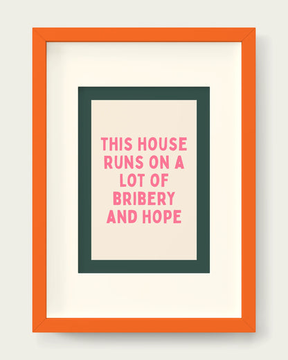 Watermelon-&-Forest-Green/Orange+mount