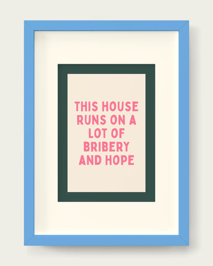 Watermelon-&-Forest-Green/Sky Blue+mount