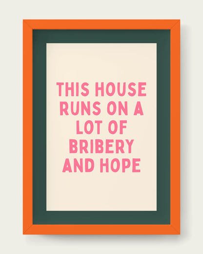Watermelon-&-Forest-Green/Orange