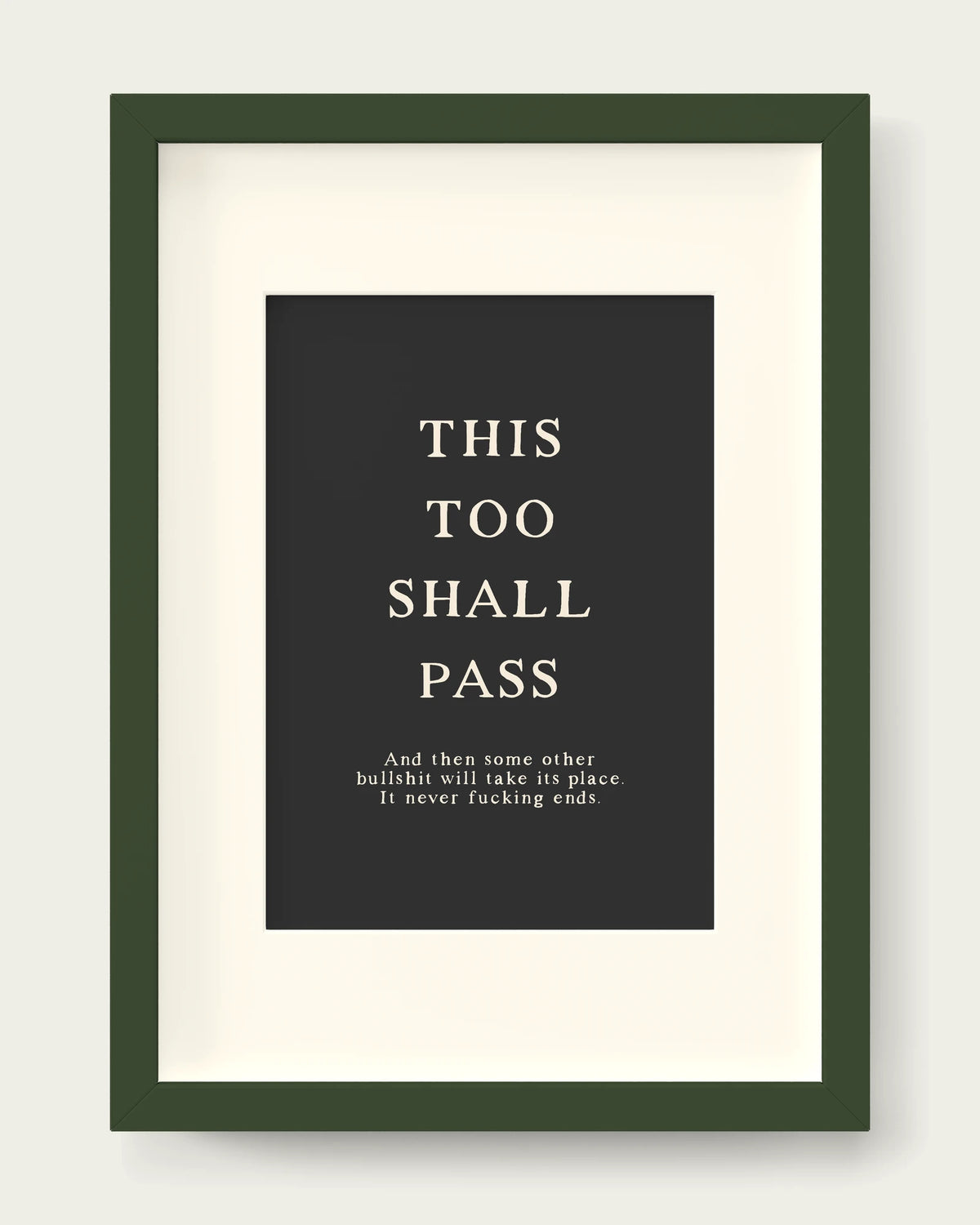 Charcoal/Dark Green+mount