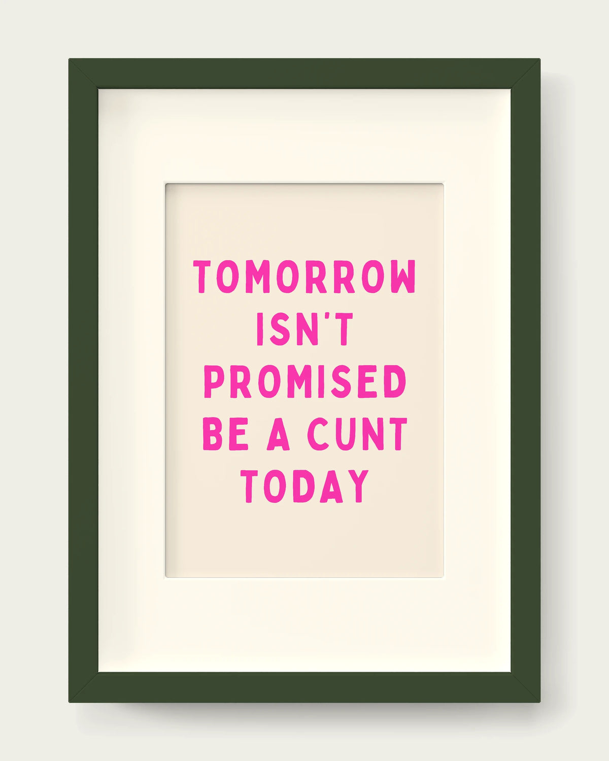 Hot-Pink/Dark Green+mount
