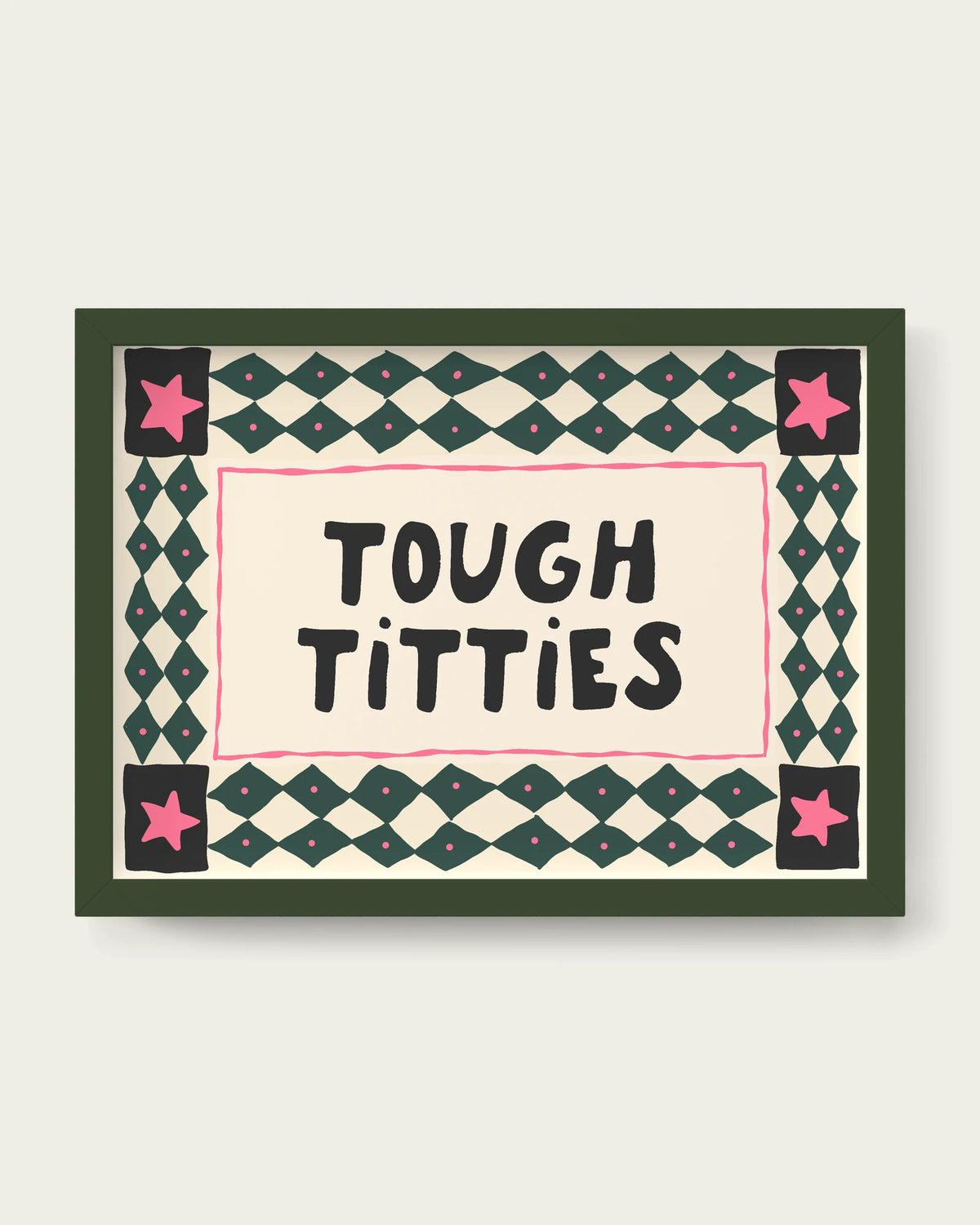 Forest-Green-&-Watermelon/Dark Green