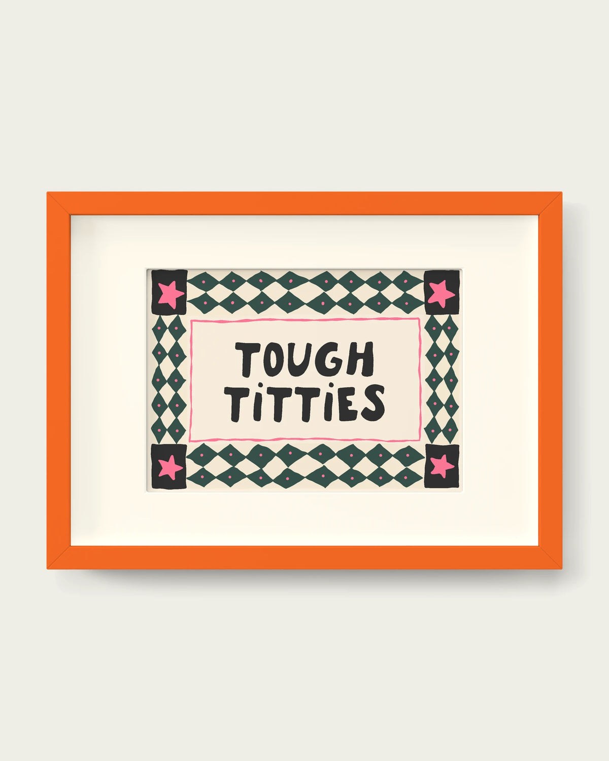 Forest-Green-&-Watermelon/Orange+mount