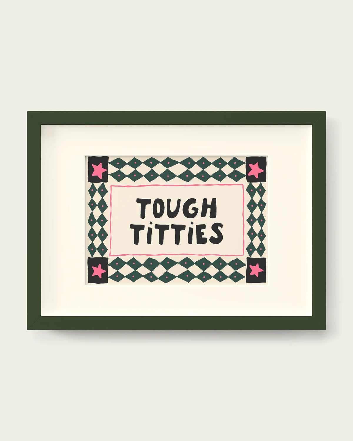 Forest-Green-&-Watermelon/Dark Green+mount