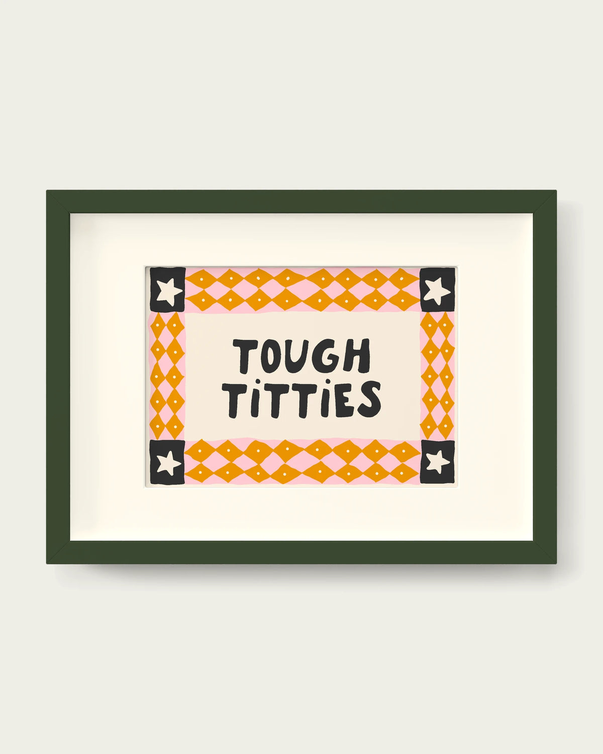 Mustard-&-Milkshake/Dark Green+mount