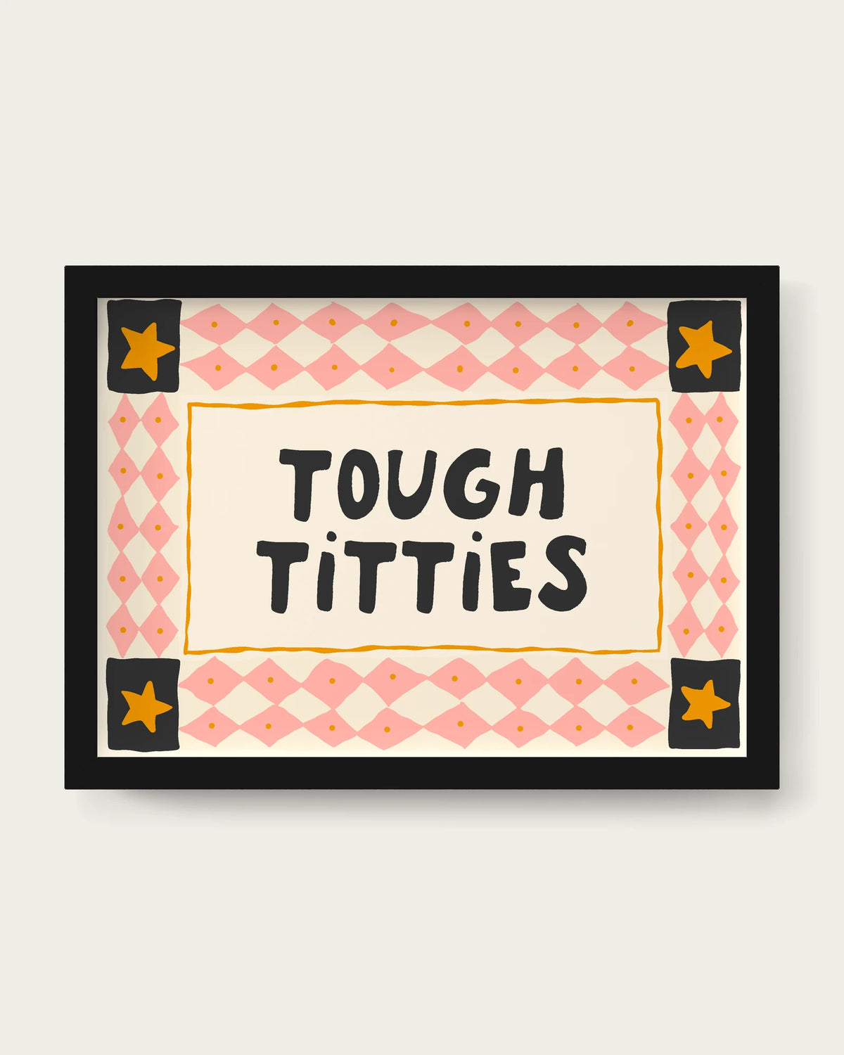 Peach/Black