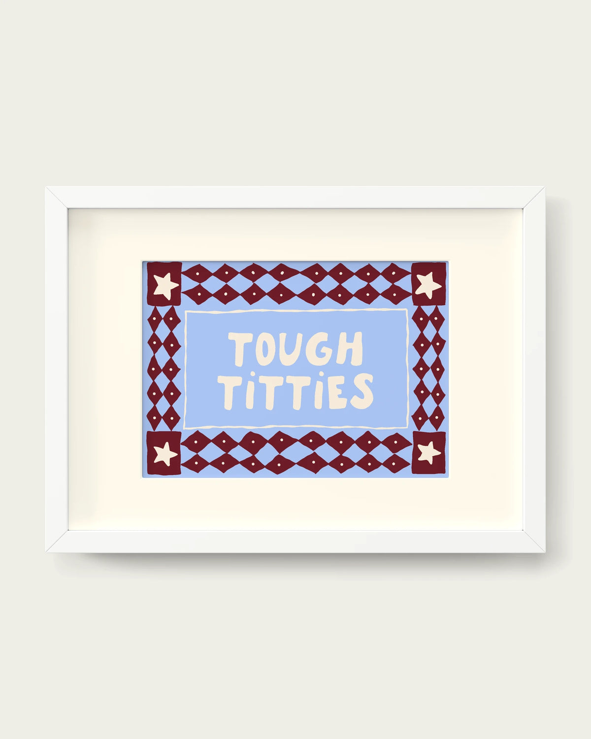 Plum-&-Cornflower/White+mount