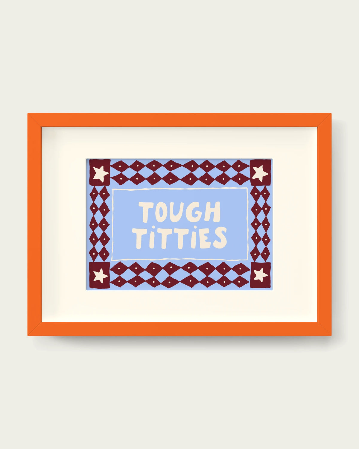 Plum-&-Cornflower/Orange+mount