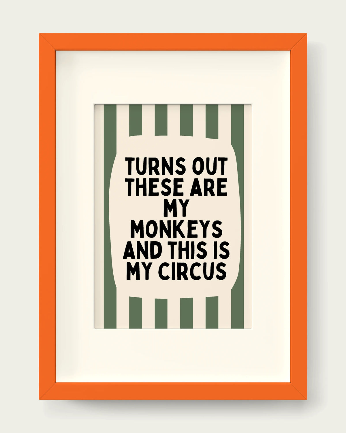 Olive-Green/Orange+mount